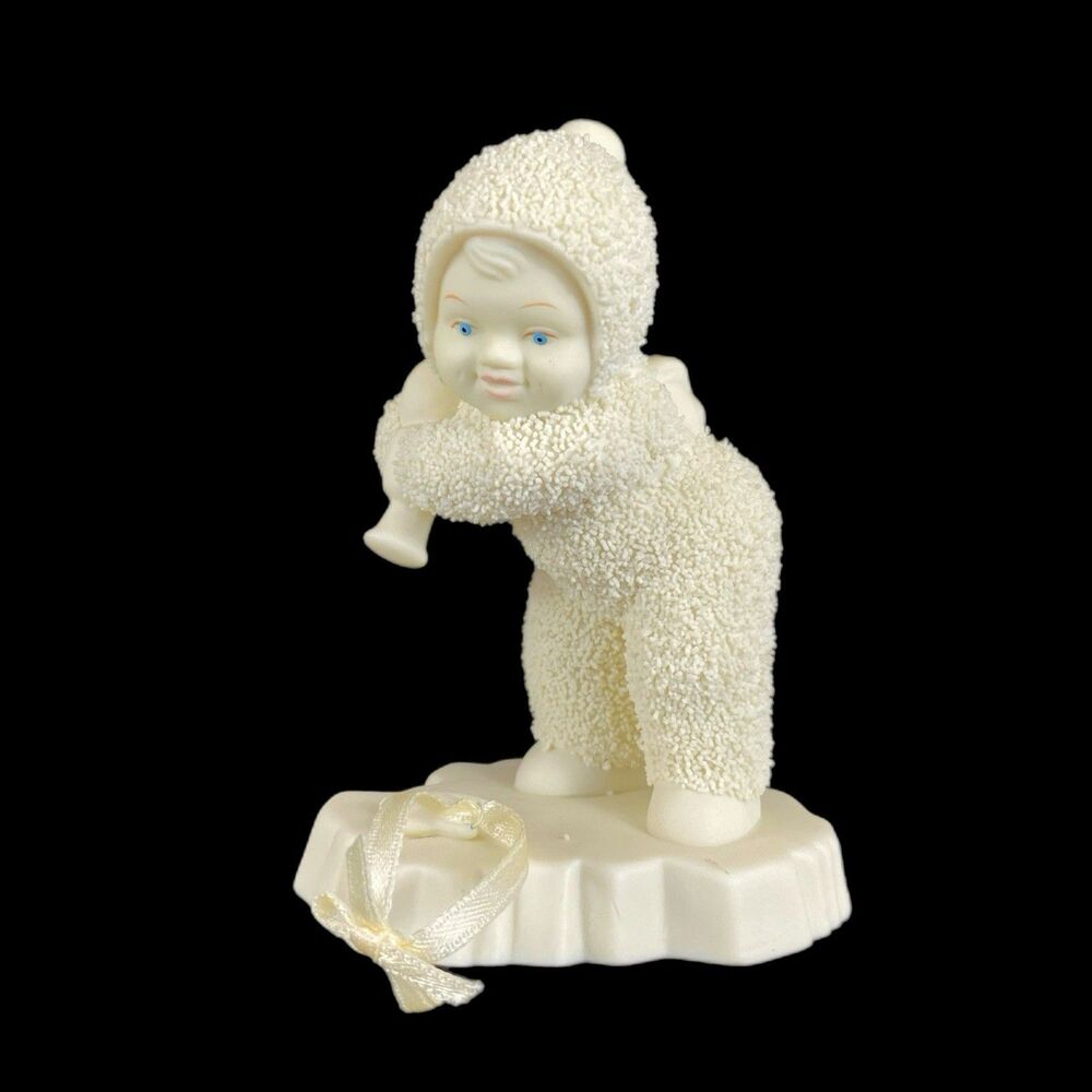 Department 56 Snowbabies ~ Batter Up ~ 1999 With Original Box, Foam, & Booklet